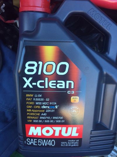 Лот: 14474444. Фото: 1. Моторное масло Motul 8100 X-Clean... Масла, жидкости