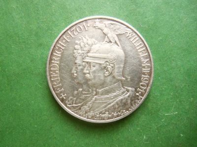 Лот: 24293724. Фото: 1. Пруссия 2 марки 1901 г. 200 лет... Германия и Австрия