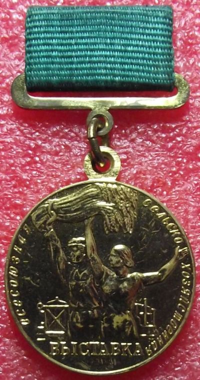 Лот: 15246637. Фото: 1. бронзовая медаль ВСХВ,винт. Другое (значки, медали, жетоны)