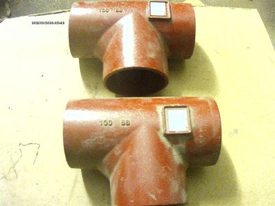 Лот: 3251905. Фото: 1. прямой тройник 80 градусов Pam-global... Водоотведение, водостоки и канализация