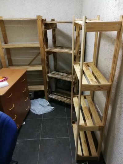 Лот: 11423234. Фото: 1. Стеллажи деревянные 2шт. Полки, стеллажи, этажерки
