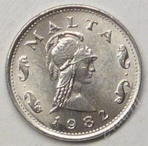 Лот: 1094153. Фото: 1. Мальта. 2 цент 1982г. Европа