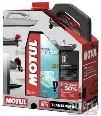 Лот: 13243066. Фото: 1. Моторное масло MOTUL Outboard... Масла, жидкости