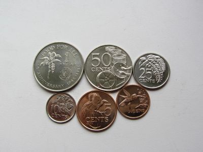 Лот: 11863060. Фото: 1. Тринидад и Тобаго набор 6 монет... Америка