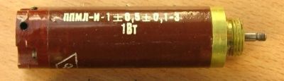 Лот: 10771942. Фото: 1. ППМЛ-И 10кОм+-0,5+-0,1-3 1Вт потенциометр... Резисторы