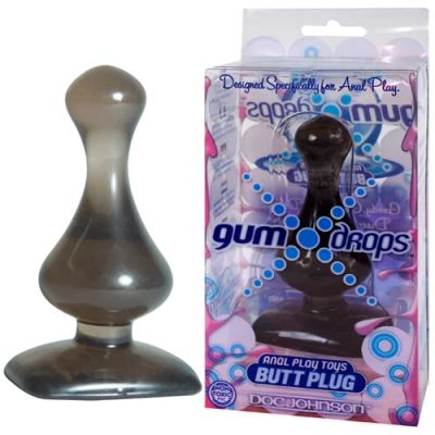 Лот: 4755201. Фото: 1. Анальная пробка GUM Drops Charcoal... Игрушки