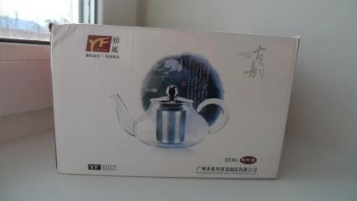 Лот: 11125757. Фото: 1. Cтеклянный чайник 800ml Yafeng... Чайники, заварники, турки