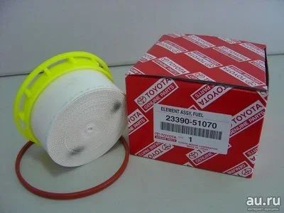 Лот: 13603558. Фото: 1. Фильтр топливный Toyota 2339-51070... Топливная система