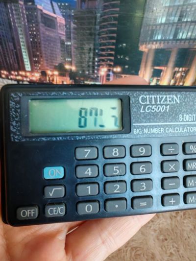 Лот: 25739109. Фото: 1. Калькулятор Citizen LC5001 Black... Калькуляторы