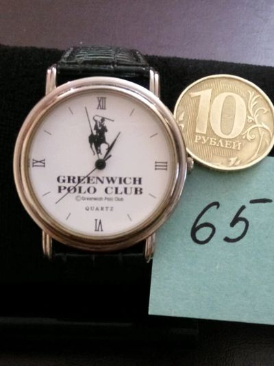 Лот: 9379741. Фото: 1. часы Greenwich Polo Club. Оригинальные наручные часы