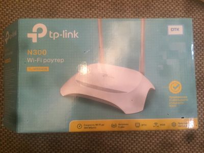 Лот: 14730102. Фото: 1. Роутер Tp-link n300. Маршрутизаторы (роутеры)