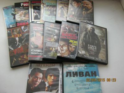 Лот: 5273455. Фото: 1. ДВД диски : боевики 13 шт. Видеозаписи, фильмы
