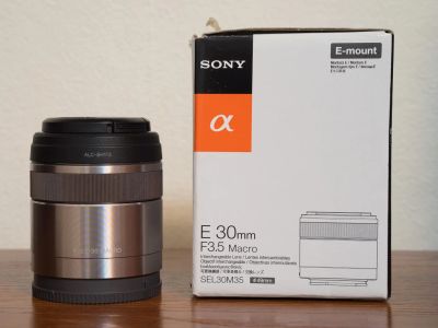 Лот: 5124708. Фото: 1. Макрообъектив Sony SEL 30/3.5... Объективы