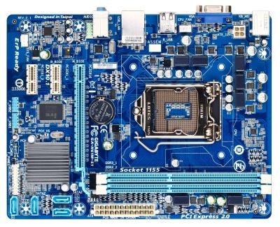 Лот: 11071054. Фото: 1. Gigabyte ga-h61m-s1 v2.1. Материнские платы
