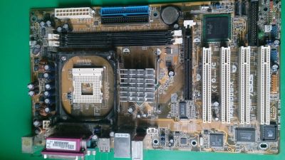 Лот: 4510681. Фото: 1. Материнская плата ASUS P4P800S-X. Материнские платы