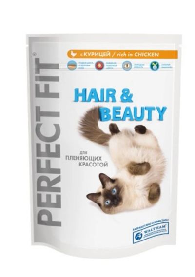 Лот: 5113725. Фото: 1. Сухой корм Perfect Fit Hair... Корма