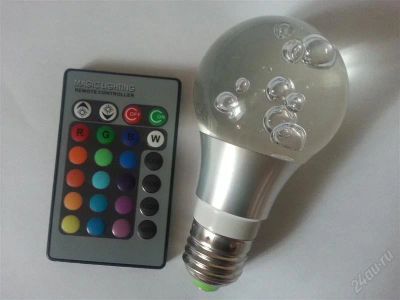 Лот: 2796557. Фото: 1. Светодиодная лампа RGB, лампочка... Другое освещение