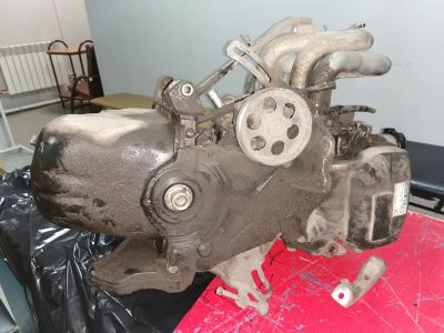 Лот: 18100582. Фото: 1. Двигатель Toyota Raum 1999-2003... Двигатель и элементы двигателя