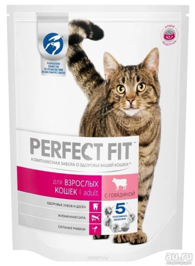 Лот: 13509984. Фото: 1. Корм сухой Perfect Fit для взрослых... Корма