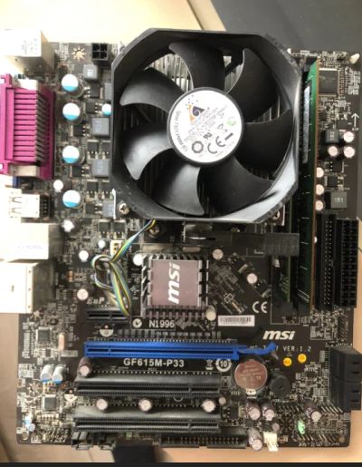 Лот: 19062467. Фото: 1. Комплект MSI GF615m-p33 + AMD... Комплекты запчастей