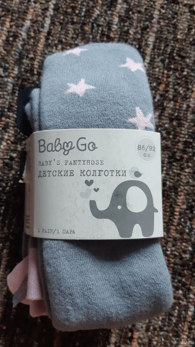 Лот: 16431580. Фото: 1. Колготки детские Baby go.Размер... Носки, колготки