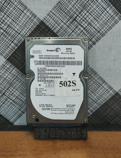 Лот: 20275527. Фото: 1. Жесткий диск SATA-II 2,5 Seagate... Жёсткие диски (HDD)