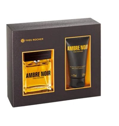 Лот: 3497675. Фото: 1. Набор мужской "Ambre Noir". Мужская парфюмерия