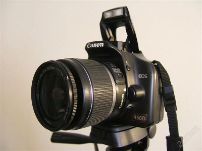 Лот: 2849256. Фото: 1. Canon 450 D с объективом Canon... Цифровые зеркальные