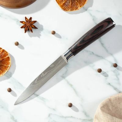 Лот: 24902643. Фото: 1. Нож кухонный Daniks, Classic G10... Столовые приборы, ножи