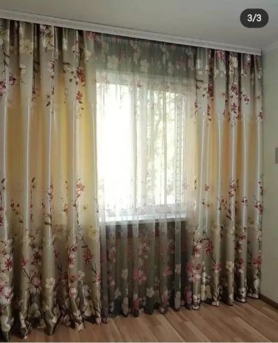 Лот: 17028081. Фото: 1. Комплект штор (3х метровый). Шторы, тюль