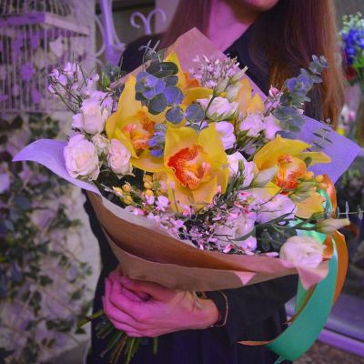Лот: 7270220. Фото: 1. Сборный букет. Цветы на Щорса... Свежие цветы