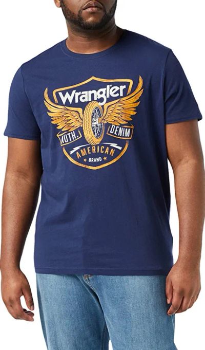 Лот: 19854738. Фото: 1. Мужская футболка от Wrangler состав... Футболки, поло