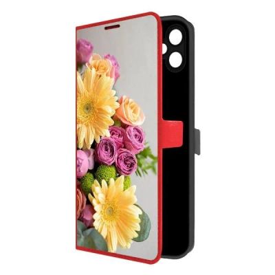 Лот: 25043675. Фото: 1. Чехол Krutoff Eco Book "Букет... Чехлы, бамперы
