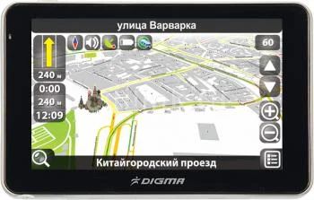 Лот: 4957654. Фото: 1. Автомобильный gps-навигатор Digma... Автоодеяла и утеплители
