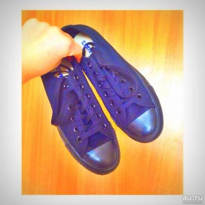 Лот: 8188715. Фото: 1. Кеды Converse. Темно-синие. 37... Кеды, кроссовки, слипоны