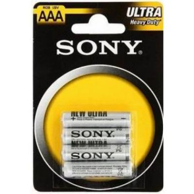 Лот: 6694735. Фото: 1. Батарейка SONY R03 Ultra BL 4. Другое (аксессуары)