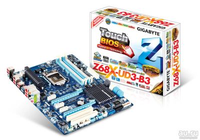 Лот: 12652699. Фото: 1. Материнская плата Gigabyte GA-Z68X-UD3-B3. Материнские платы