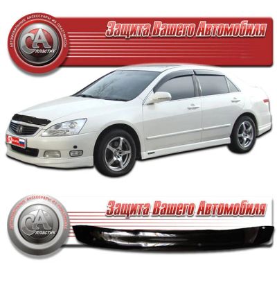 Лот: 3078282. Фото: 1. Дефлектор капота черный( мухобойка... Детали тюнинга