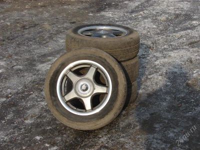 Лот: 824970. Фото: 1. Колеса на Honda 4*100 (4 шт) литье. Шины на дисках