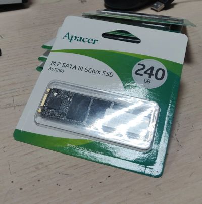 Лот: 20972156. Фото: 1. SSD 240 ГБ M.2 накопитель Apacer... SSD-накопители