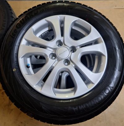 Лот: 25026754. Фото: 1. Комплект колёс 185/65R15 на литье... Шины на дисках