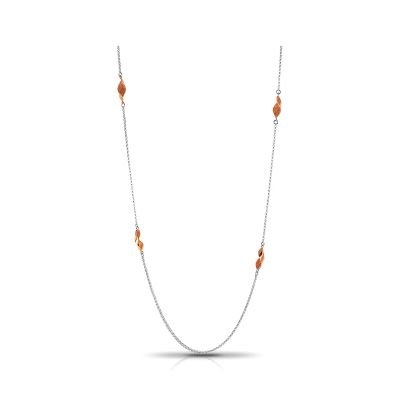 Лот: 23871839. Фото: 1. Серебряное колье с позолотой р... Колье