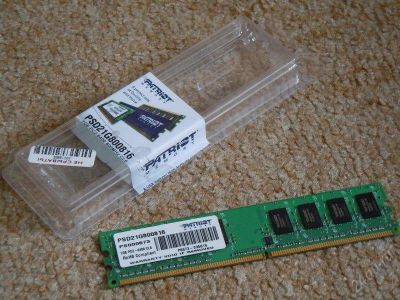 Лот: 1401211. Фото: 1. 1024Mb Patriot DDR2 PC6400 800MHz... Оперативная память