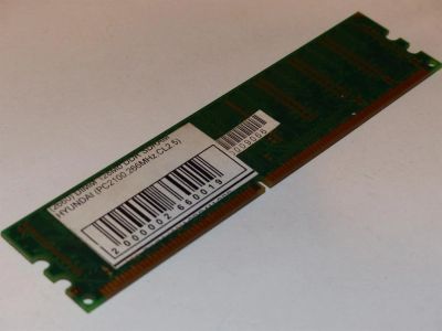 Лот: 3596553. Фото: 1. Память 128mb DDR SDRAM Hyndai... Оперативная память