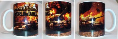 Лот: 7782728. Фото: 1. Кружка World of Tanks 330 мл. Кружки, стаканы, бокалы
