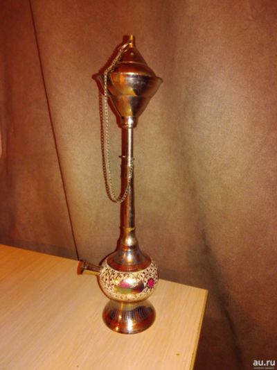 Лот: 12998872. Фото: 1. Кальян латунь, Индия. Предметы интерьера и быта