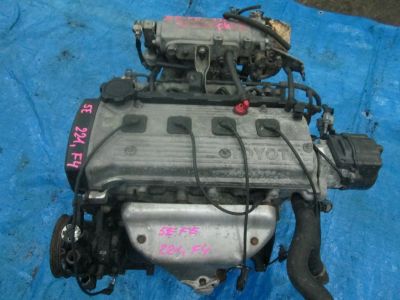 Лот: 3401661. Фото: 1. Купить двигатель Toyota 5E Трамблерный... Двигатель и элементы двигателя