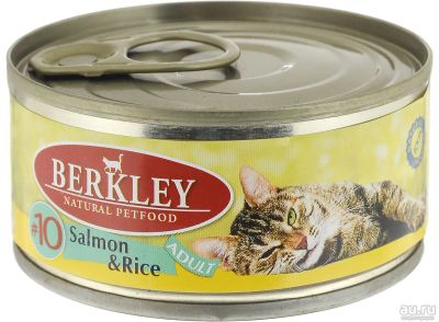 Лот: 17034195. Фото: 1. Консервы для кошек Berkley (Беркли... Корма