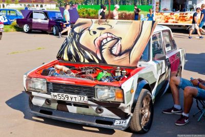 Лот: 11274439. Фото: 1. графити на капот ваз 2106. Другое (авто, мото, водный транспорт)