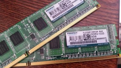 Лот: 9850814. Фото: 1. Память Kingmax DDR3-1333 4GB FLFF65F-D8KQ9. Оперативная память